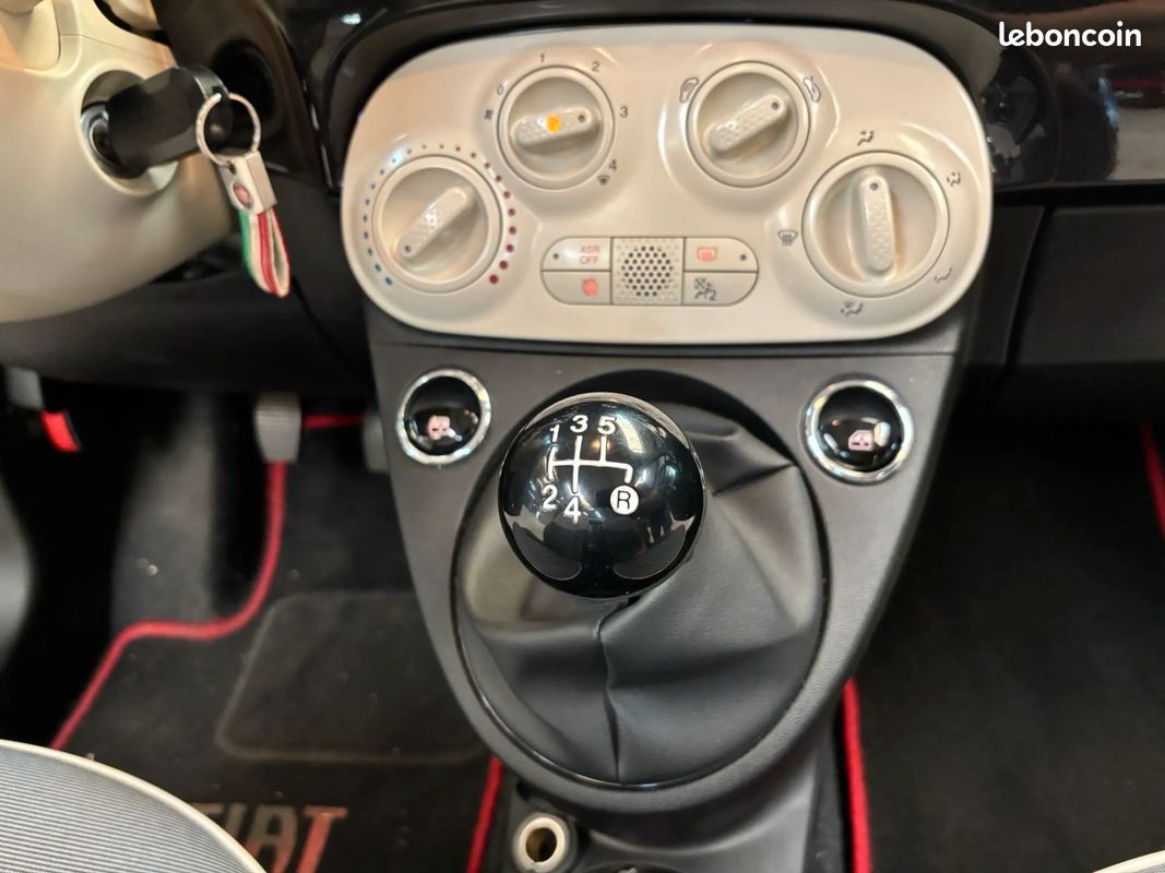 FIAT 500 1.2 69ch 69 LOUNGE - 2019 - 38 000 km - CarPlay - Cabriolet (image 14)