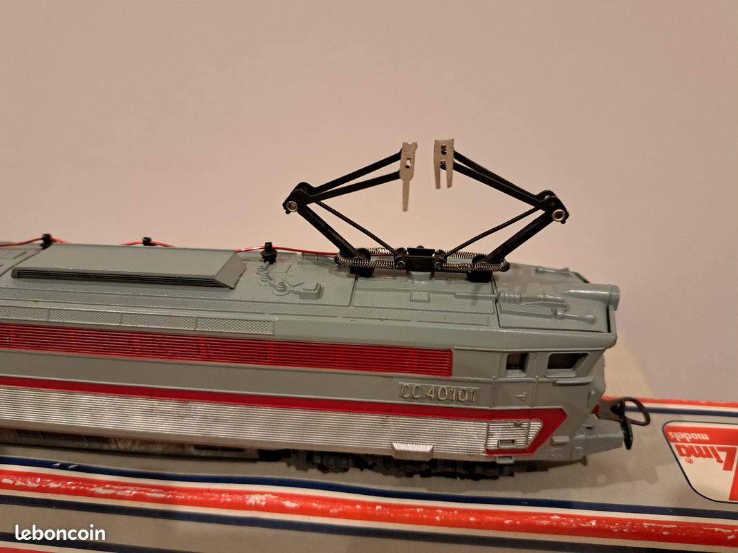 Loco électrique LIMA HO CC 40101 SNCF Grise, Digitale DCC #187
