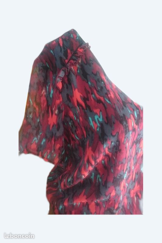 Robe ONE STEP Taille 38 En Soie Rose - Débardeur Genou, Occasion Très Bon état