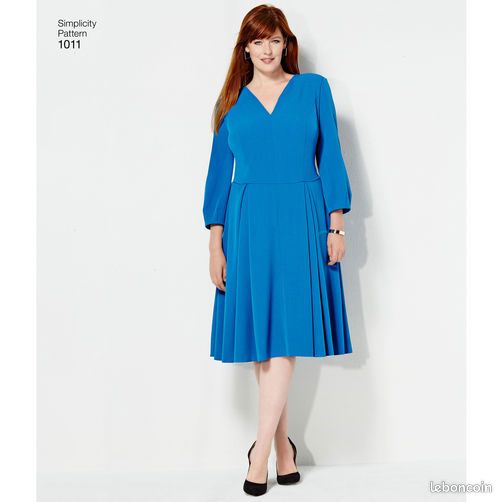 Patron couture Simplicity 1011: Robes (image 5)
