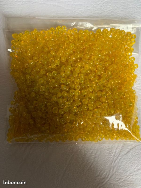 Perles rocaille colorées 2 mm ( Loisirs créatifs ) (image 3)