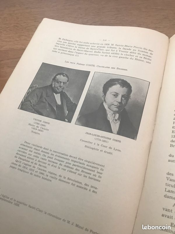 Livre ancien Caluire (image 2)