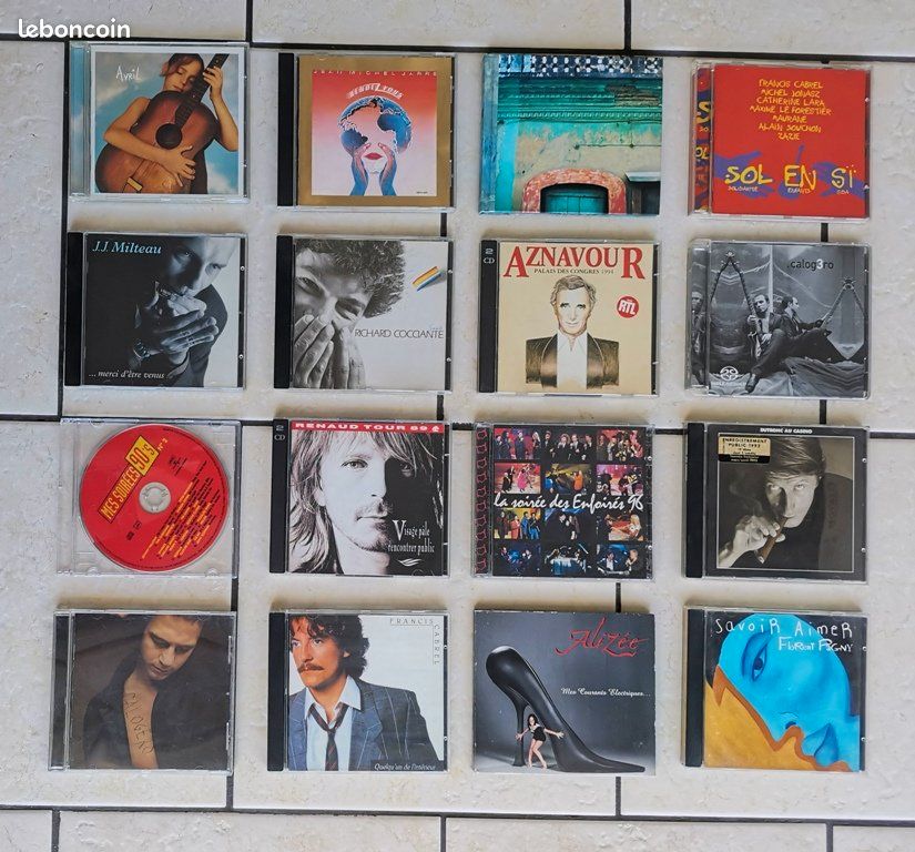 Lot de CD de musiques française (image 2)