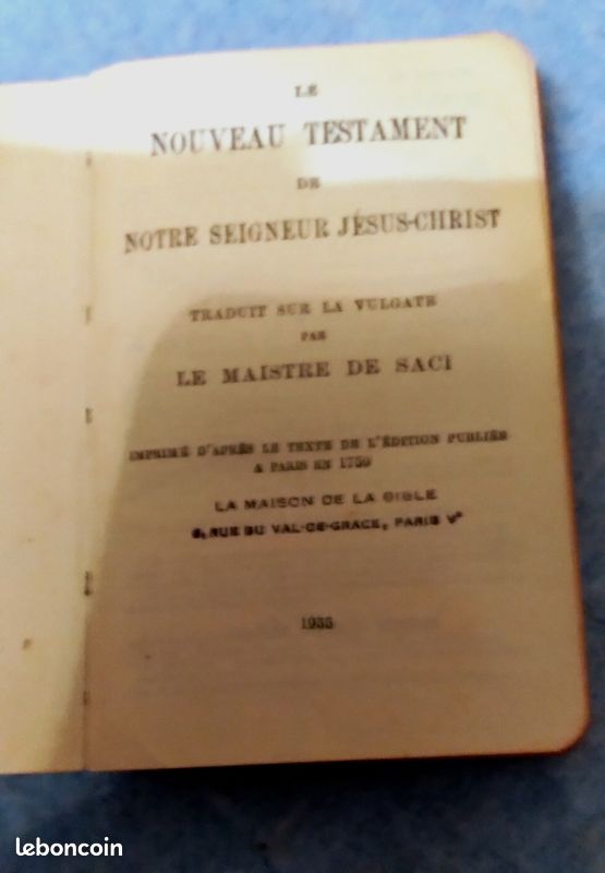 Le nouveau testament de Notre seigneur Jésus-Christ (viic)1 (image 1)