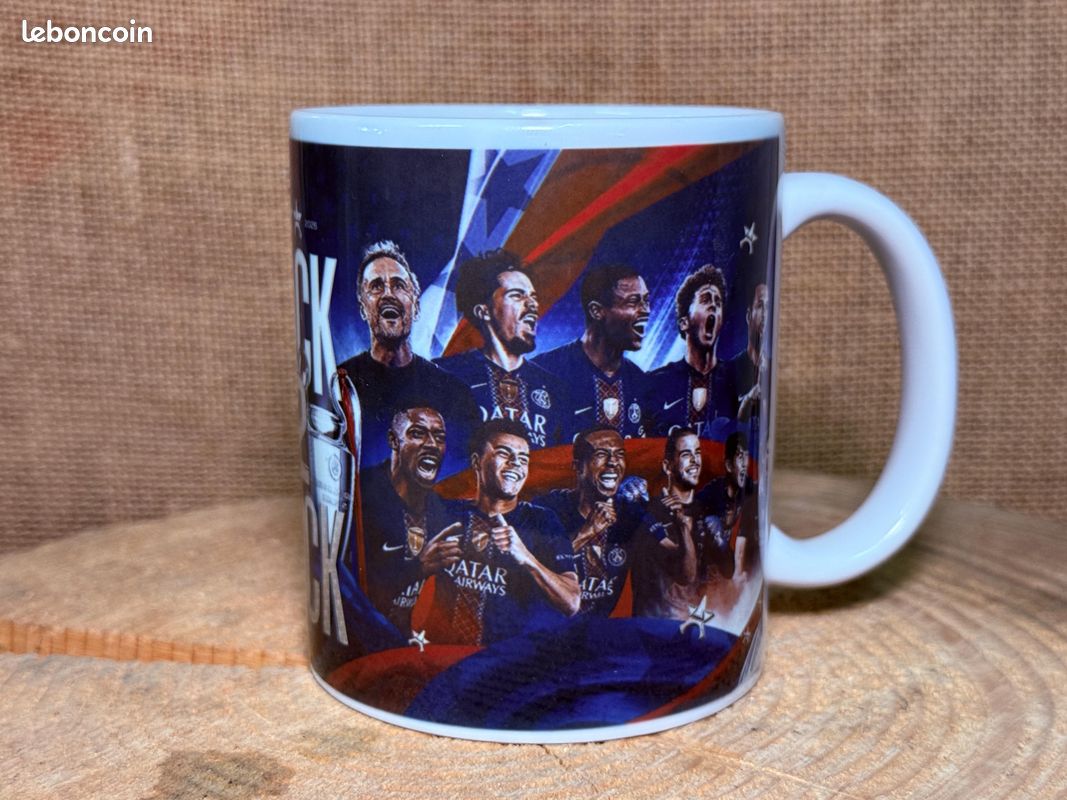 Mug Back 2 Back Ligue des champions 2026 - Effectif PSG 2026 (image 3)
