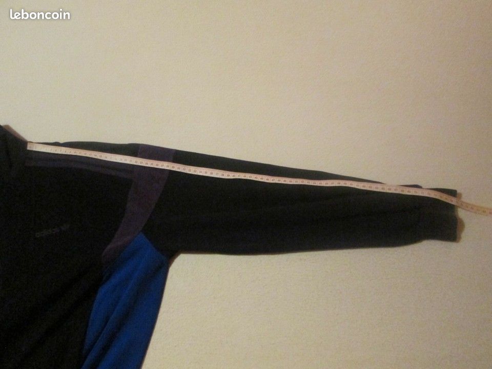 Veste Adidas Vintage Des Années 80 Pour Femme - Taille M - Couleur Violet/bleu/noir - État Très Bon