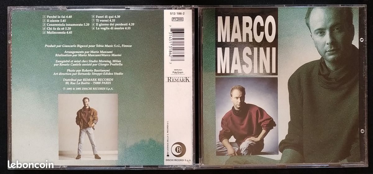 Marco Masini - Perché Lo Fai,Il Niente,Malinconoia Etc... (image 2)