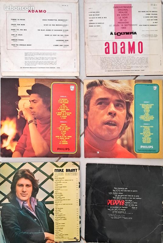 Lot Vinyles 33T Années 60 (image 2)