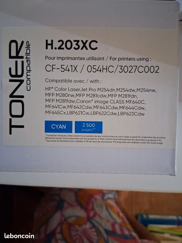 Compatible toner hp H 203 XY- XB-XC-XM (image 3)