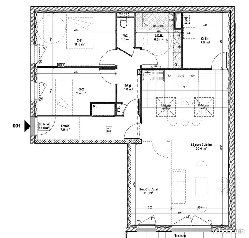Parking 4 pièces 87 m² · à Nantes · 87 m² · 450 000 €