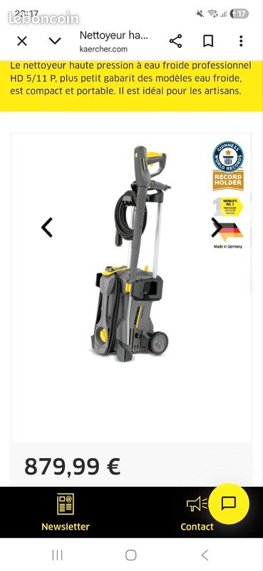 Karcher professionnel hd 5/11 P (image 1)