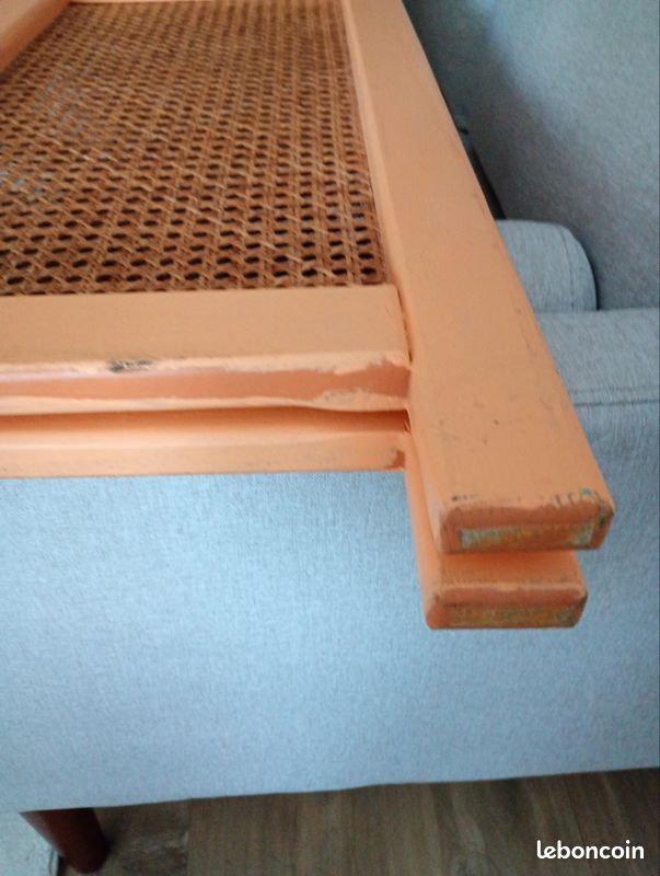 Joli Paravent vintage en rotin et cannage (image 15)