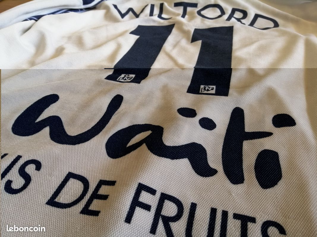 Maillot Vintage Girondins De Bordeaux 1997 - Le Coq Sportif - Taille Enfant 8-10 Ans