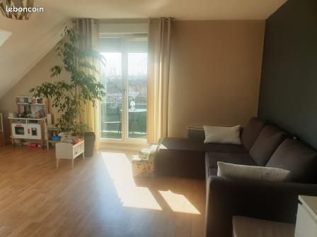 KINGERSHEIM, 2 pièces avec terrasse et garage 590