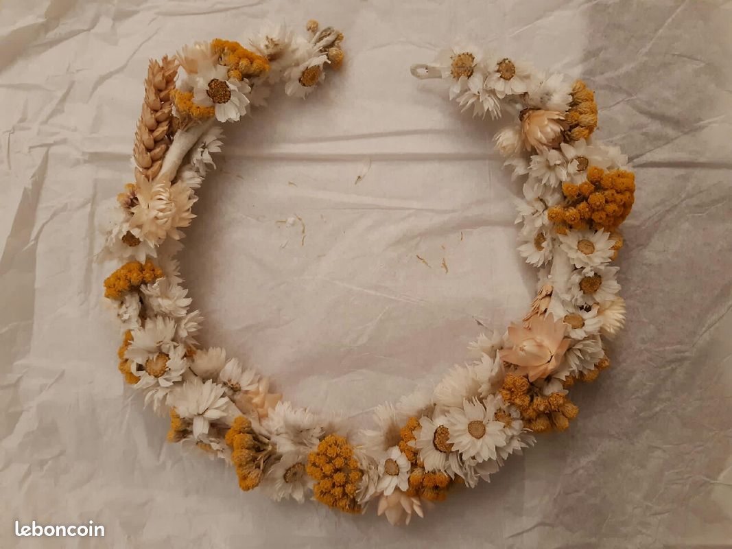 Couronne de fleurs - mariage (image 3)