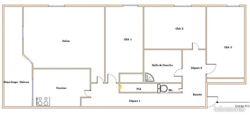 Appartement 4 pièces 81 m² · à Lyon · 81 m² · 340 000 €