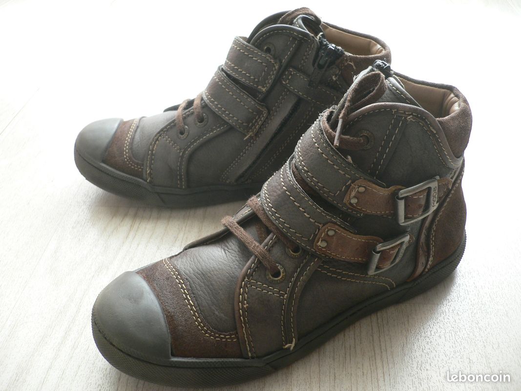 Chaussures en cuir garçon Pointure 34 ADIL7 (image 2)