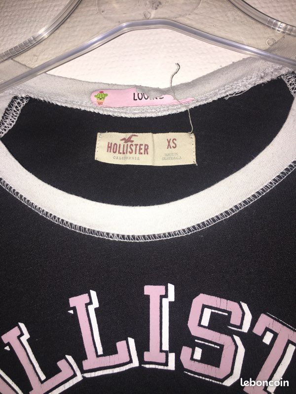 Tee shirt manche longue hollister (image 4)
