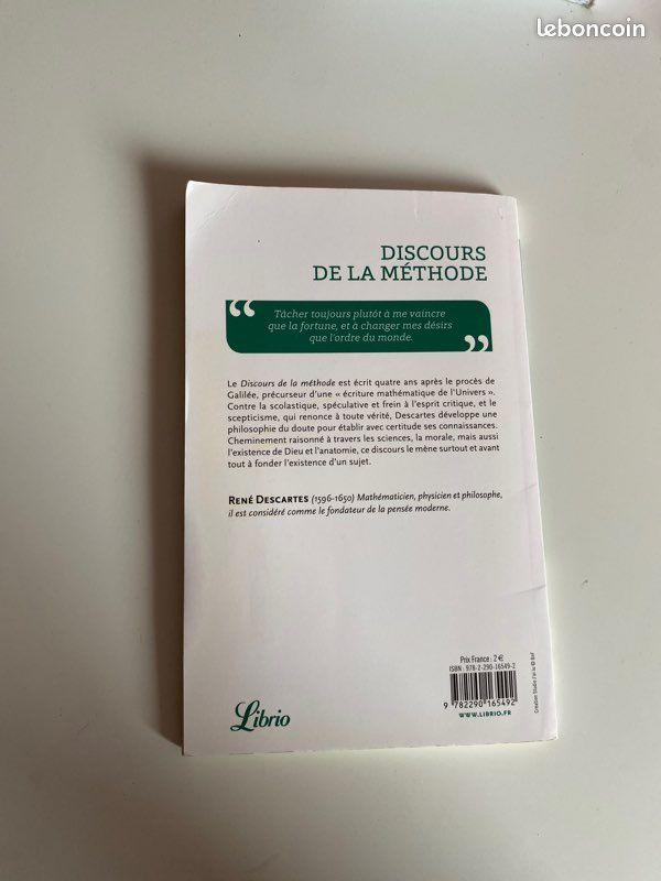 Discours de la méthode, Descartes (image 3)