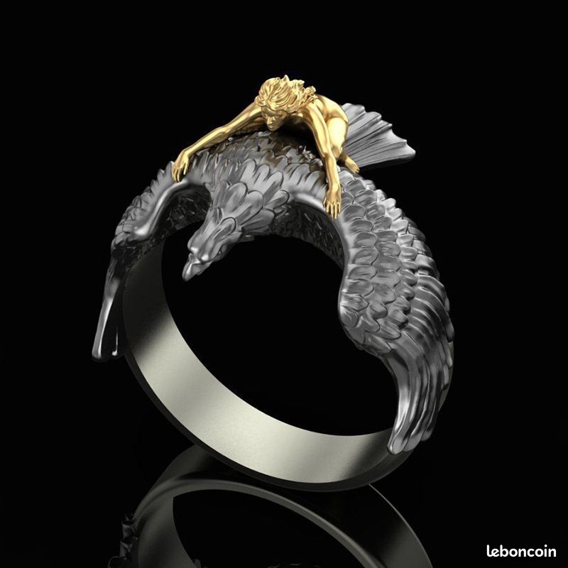 Bague femme nue sur un aigle taille 10 (image 4)