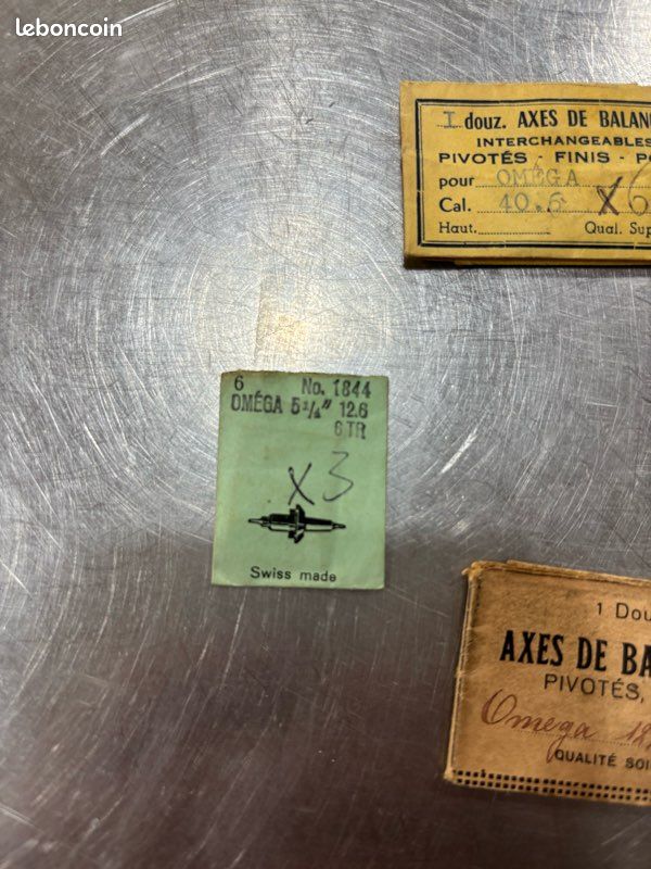 Axe De Balancier Pour Montre Unitas 10 1/2-11 1/2 - Réf 186-199 - Neuf Sans étiquette