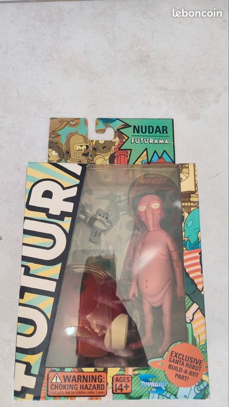 Toynami Futurama Amy Nudar Action Figures Robot Santa Build a Bot Part Toys | #1909766627