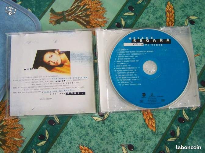 CD Helene Segara "Coeur de verre" - HDSD (image 2)