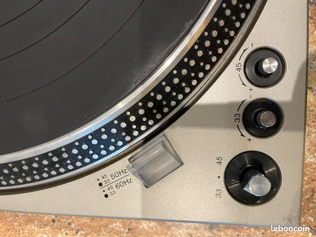 Platine Vinyle Technics SL 1700 (SL-1200MK2) - Occasion, état Fonctionnel, Quelques Traces