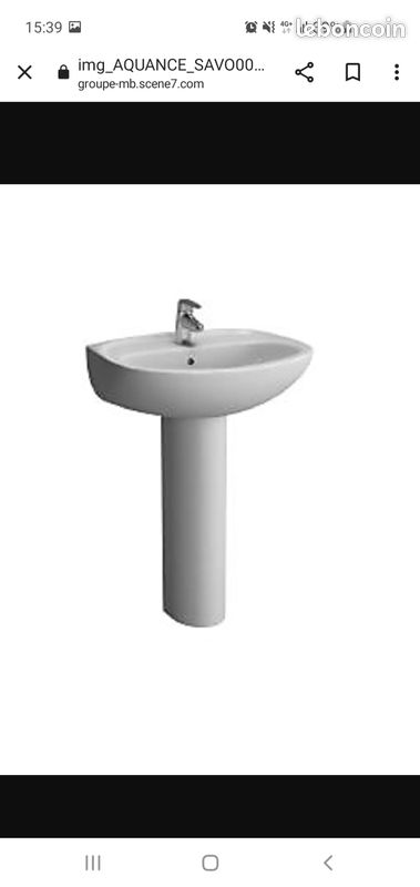 Toilette et lavabo neuf (image 1)