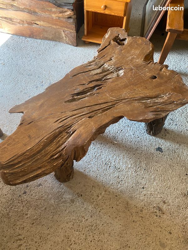 Table en bois brute (image 3)