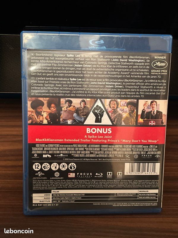 Bluray Black Klansman (image 2)