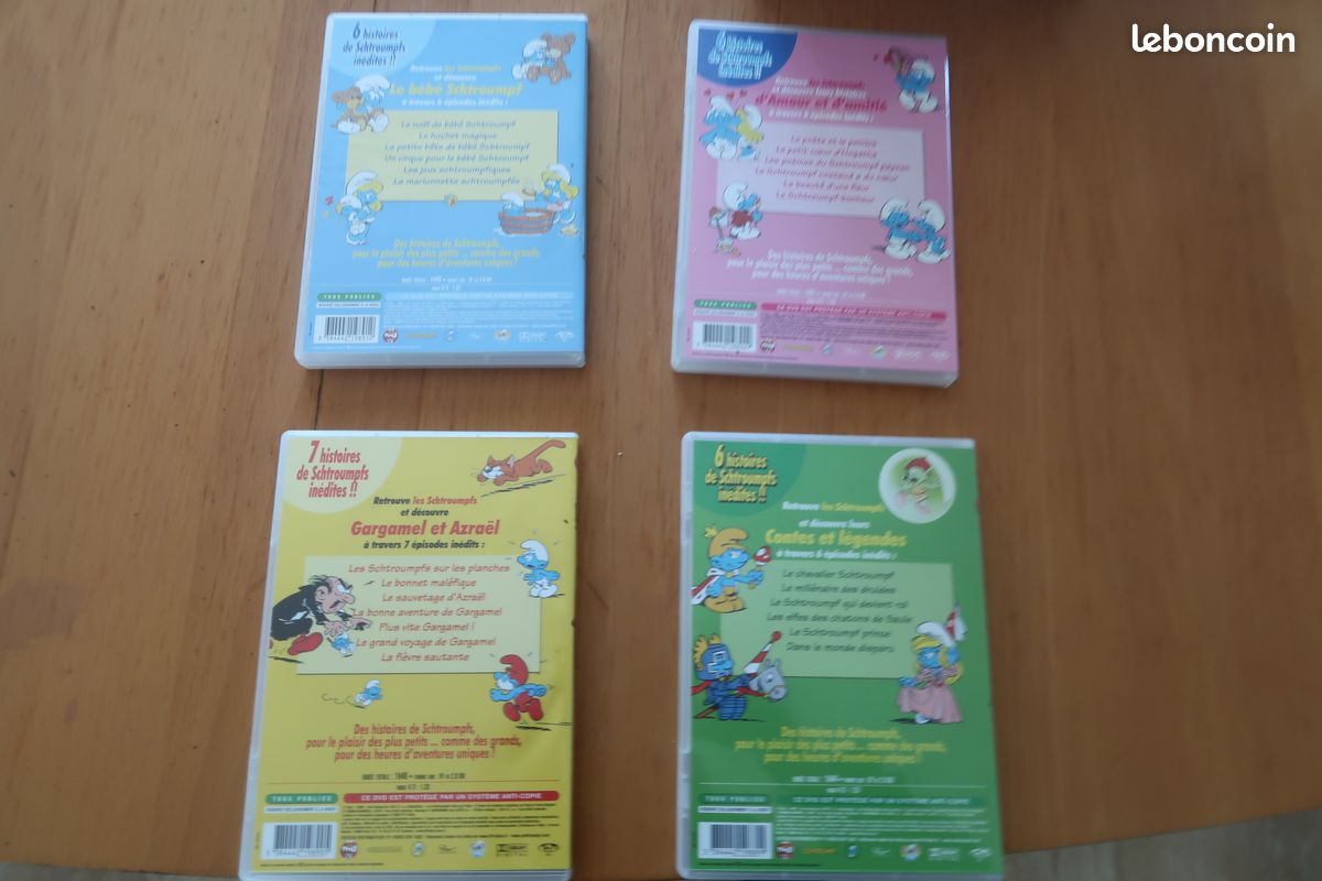 Coffret 4 DVDs SCHRTOUMPFS en français (image 5)