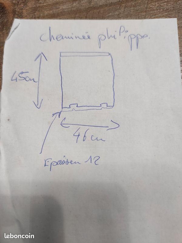 Recherche plaque d'insert cheminée Philippe (image 4)