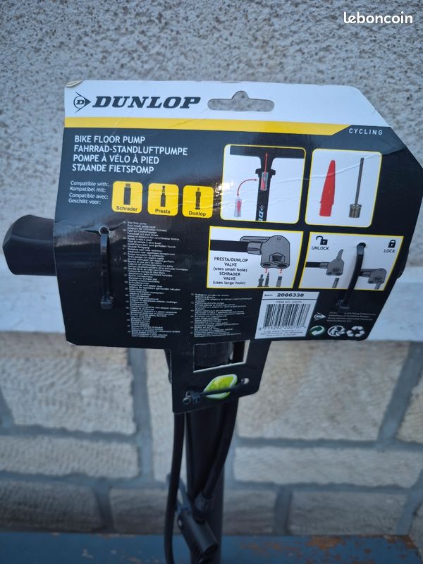 Pompe pour velo neuf dunlop - Équipements vélos