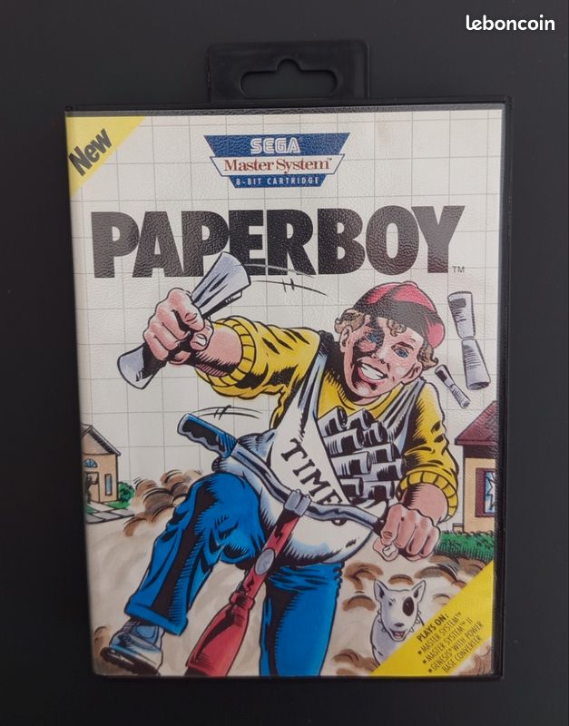 PAPERBOY EN BOÎTE SANS NOTICE SEGA MASTER SYSTEM PAL PAPERBOY EN BOÎTE SANS NOTICE SEGA MASTER SYSTEM PAL