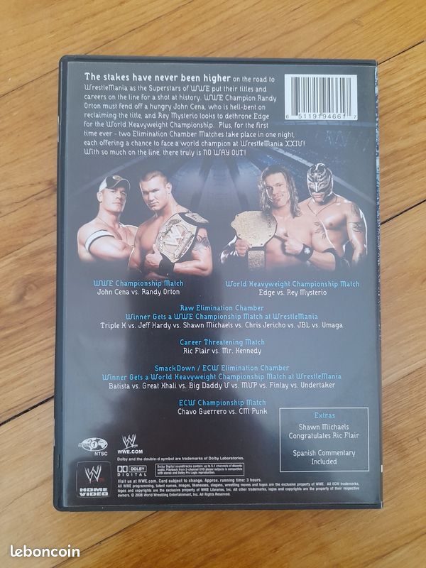 Lot de dvds américains region 1 wwe wwf catch wrestling Stone cold rey mysterio (image 9)