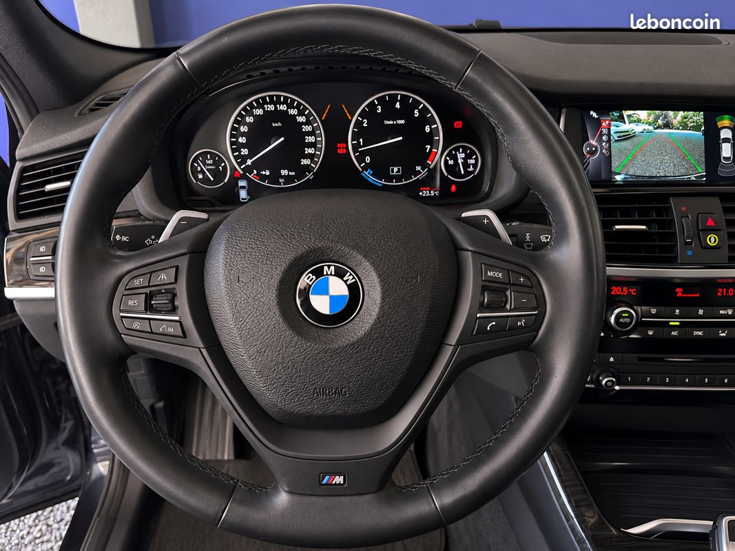 BMW X4 3.0 35i 306 cv X line - Origine France - Camera 360 - Toit ouvrant - Suivi complet - Affichage tête haute - (image 12)