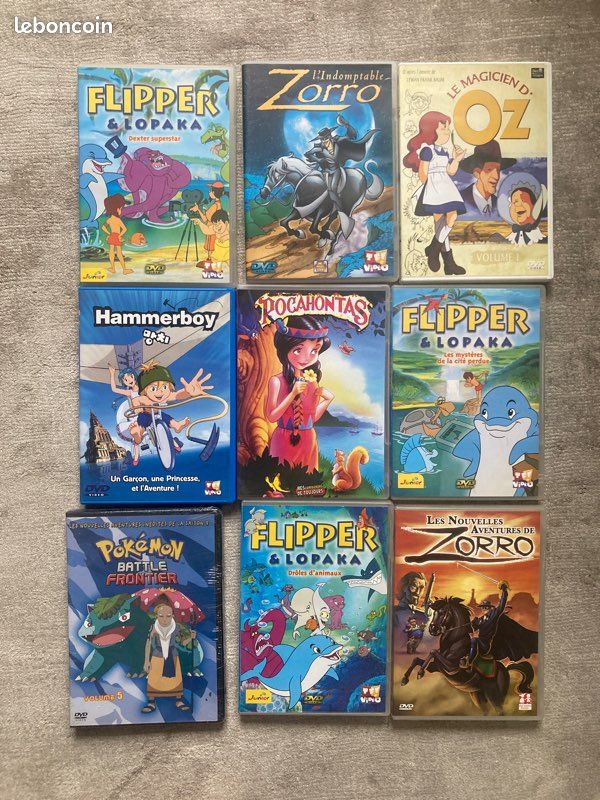 Lot 9 DVD pour enfants (image 1)