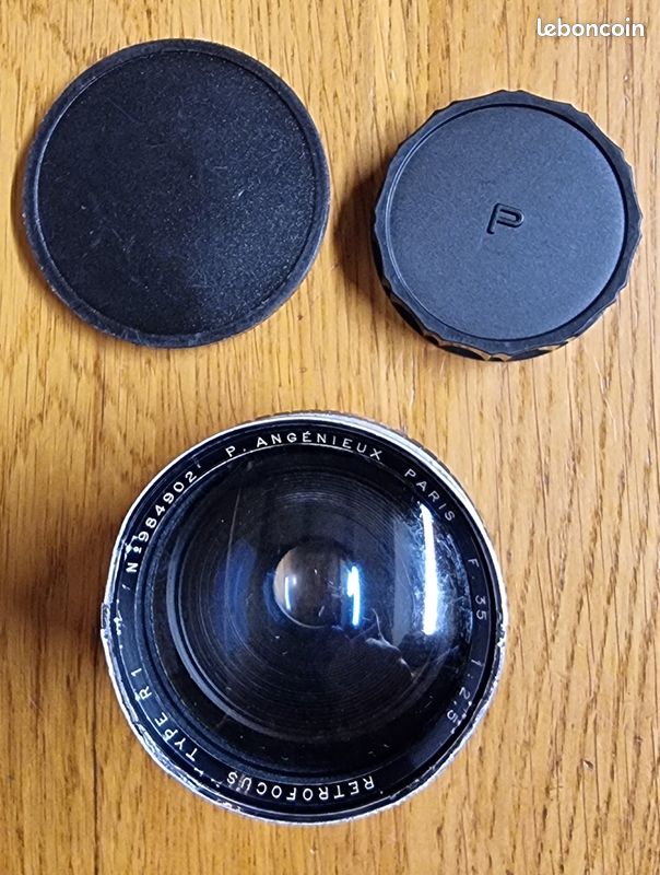 OBJECTIF P. ANGÉNIEUX 70mm f1.5 - Objectif projecteur - Français + ad