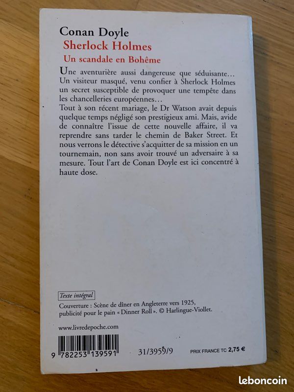Livre Conan Doyle Sherlock Holmes Un scandale en Bohème (image 2)