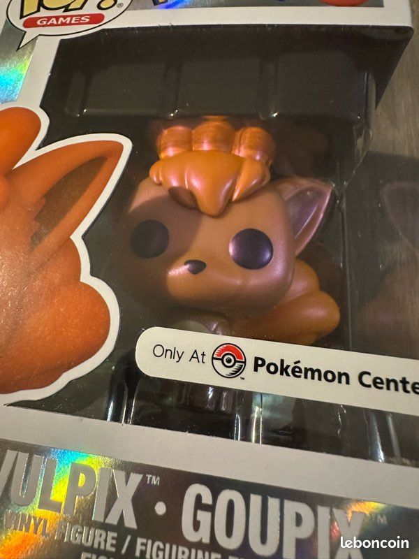 Funko Pop! Pokémon – Goupix Flocked (effet Doux) – Figurine 9 Cm – Exclusivité Collection