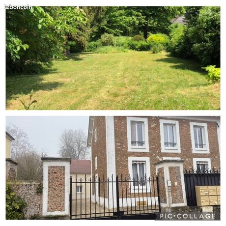 Appartement F3 cuisine équipée parking et jardin commun