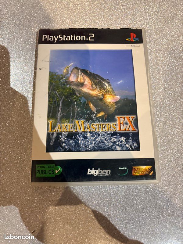 Jeu PS2 Lake Masters EX - Version PAL - Complet (boîte, Notice) - Bon état - Testé