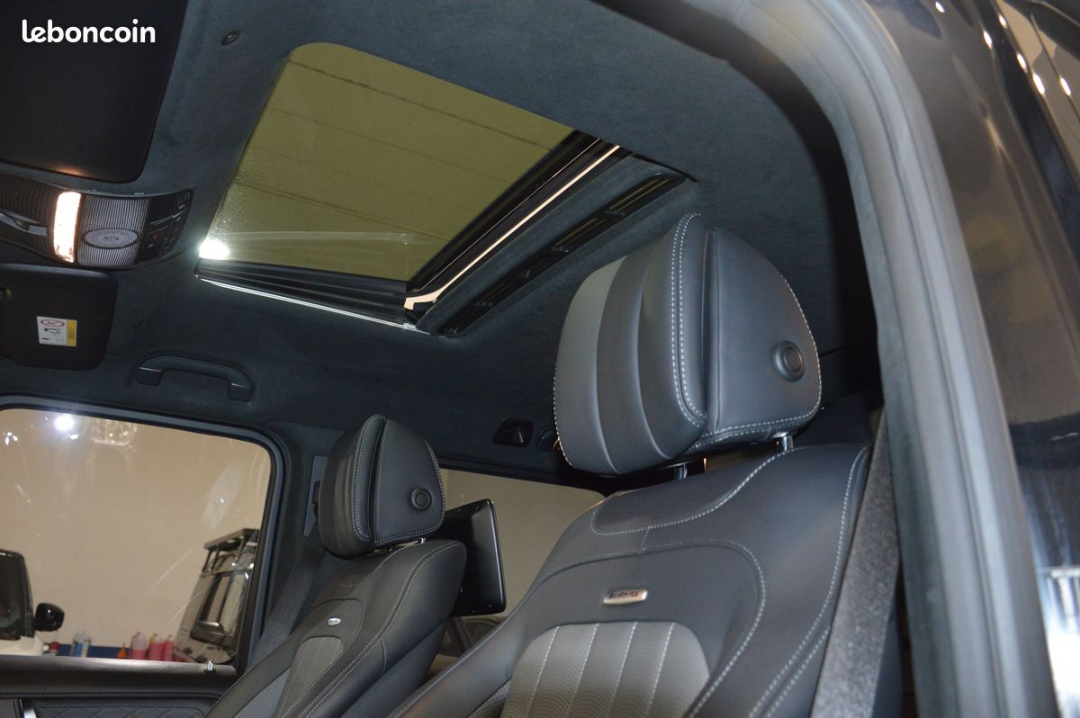 MERCEDES CLASSE G IV 63 AMG V8 585 EDITION LIMITEE STRONGER THAN TIME-35.980km-1ère Main-Origine France-Burmester-Sièges AMG Chauffants/Ventilés/Massants-Pack Carbone-CarPlay-Etat Neuf-Rare (image 8)