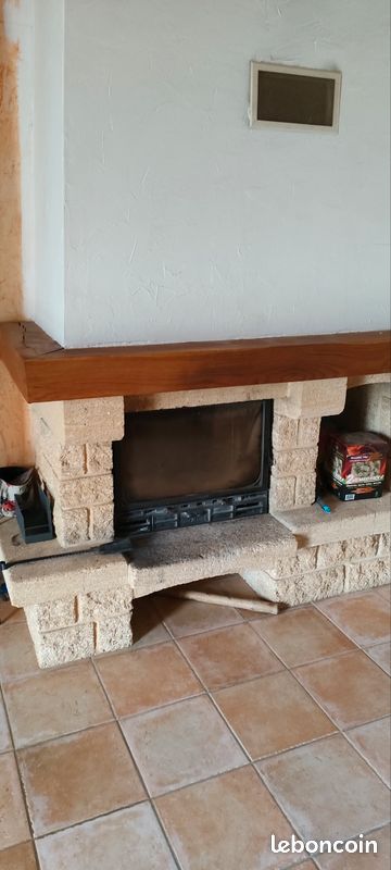Vend habillage de cheminée et poutre (image 3)