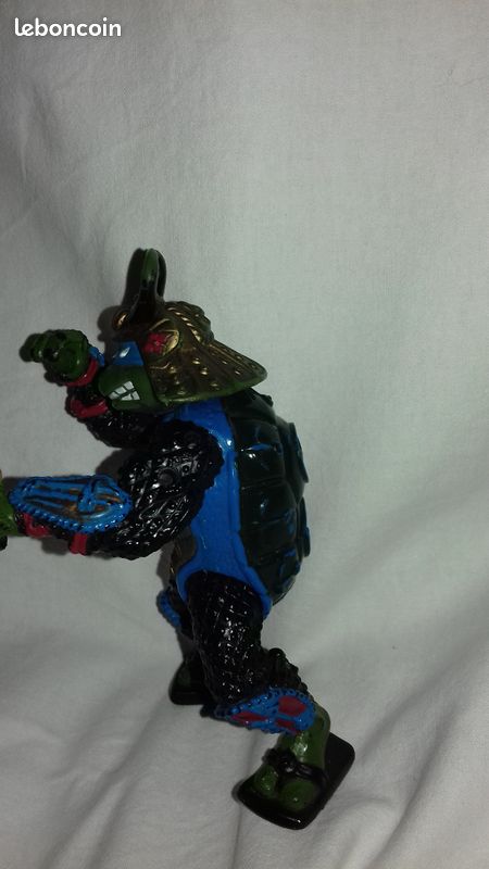 Figurine tortue ninja Leo Samurai Hauteur 12 Cm Année 1990 (image 2)