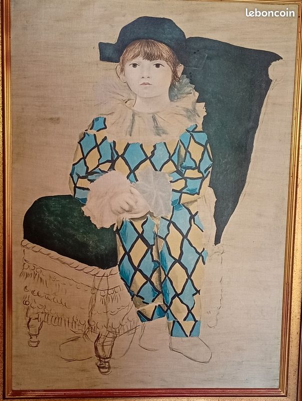 Tableau Picasso son fils en arlequin (image 1)