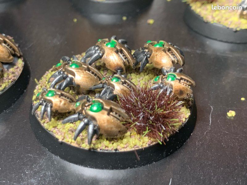 Guerriers + nuées de scarabées peints - NECRON - Warhammer (image 14)