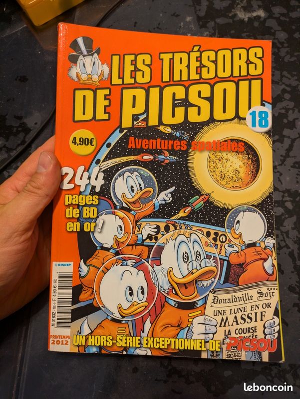 Les trésors de Picsou numéro 18 aventures spatiales (image 1)