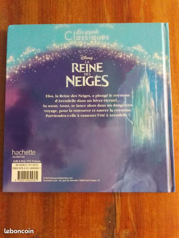 Livre reine des neiges (image 1)